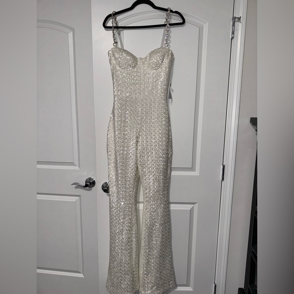 NADINE MERABI - LUCINDA WHITE JUMPSUIT